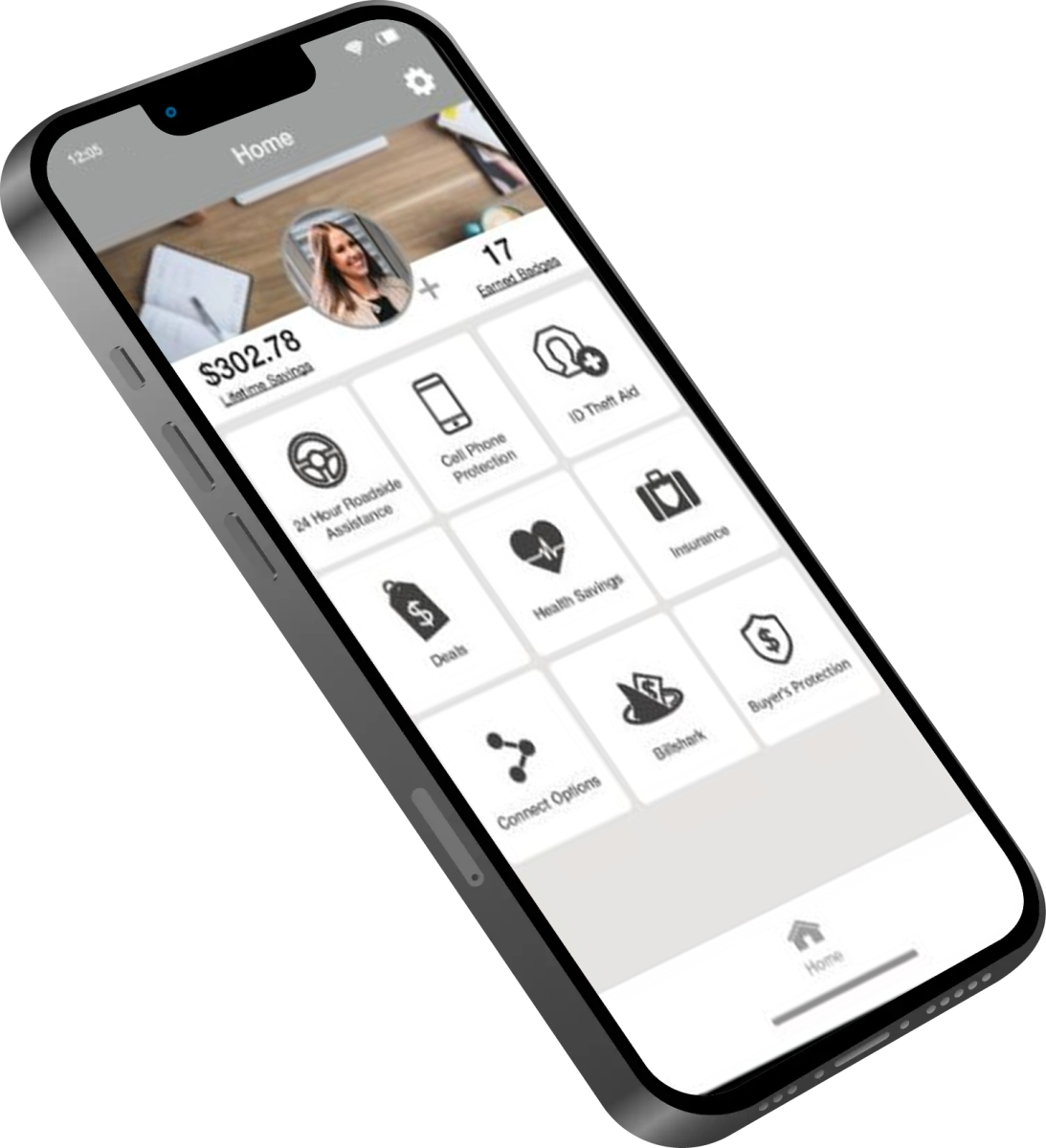 Mobile banking on smartphone